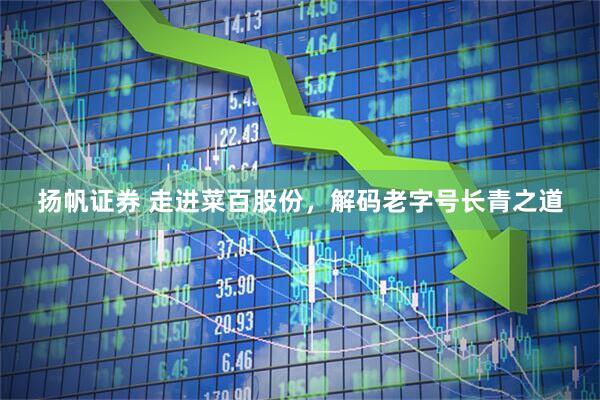 扬帆证券 走进菜百股份，解码老字号长青之道